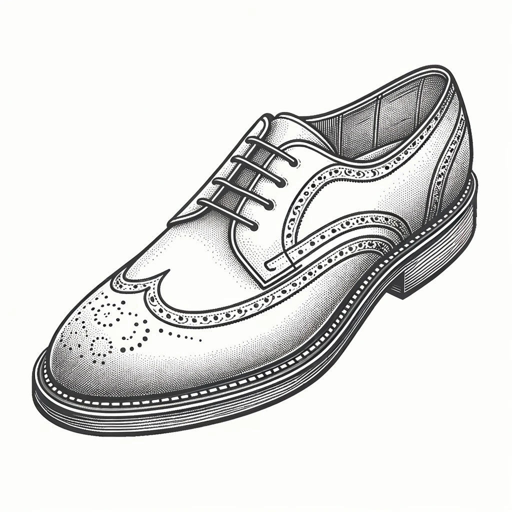 the decorative brogue shoe