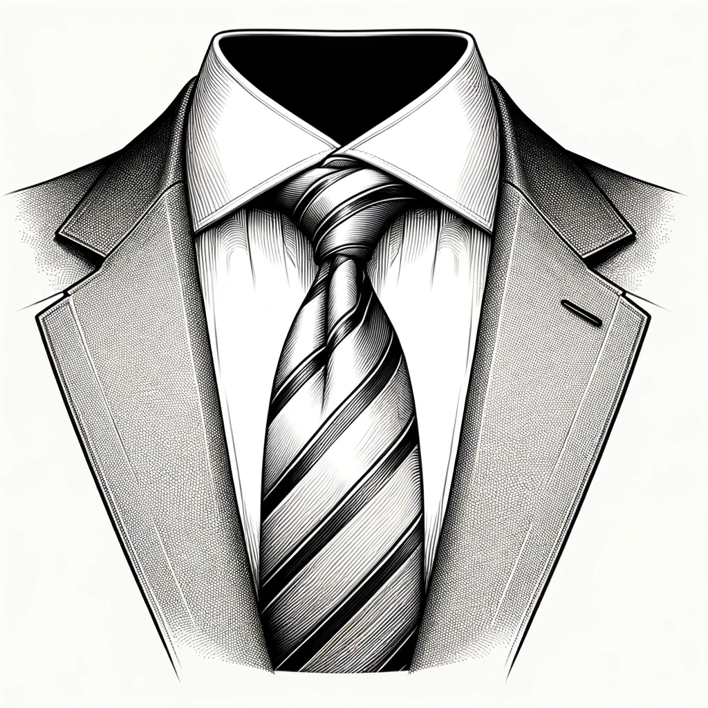 the formal windsor tie knot